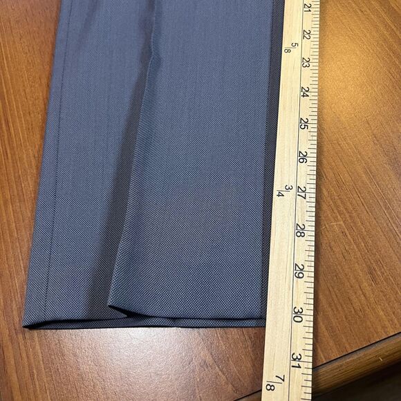 Louis Raphael Luxe Pants Mens 36x30 Wool Blend Slim Fit Dress Trousers Classic - Picture 11 of 11